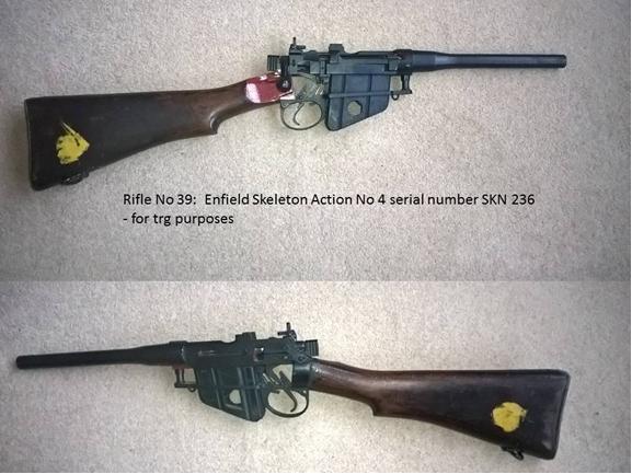 Enfield No4 rifle Skeleton Action